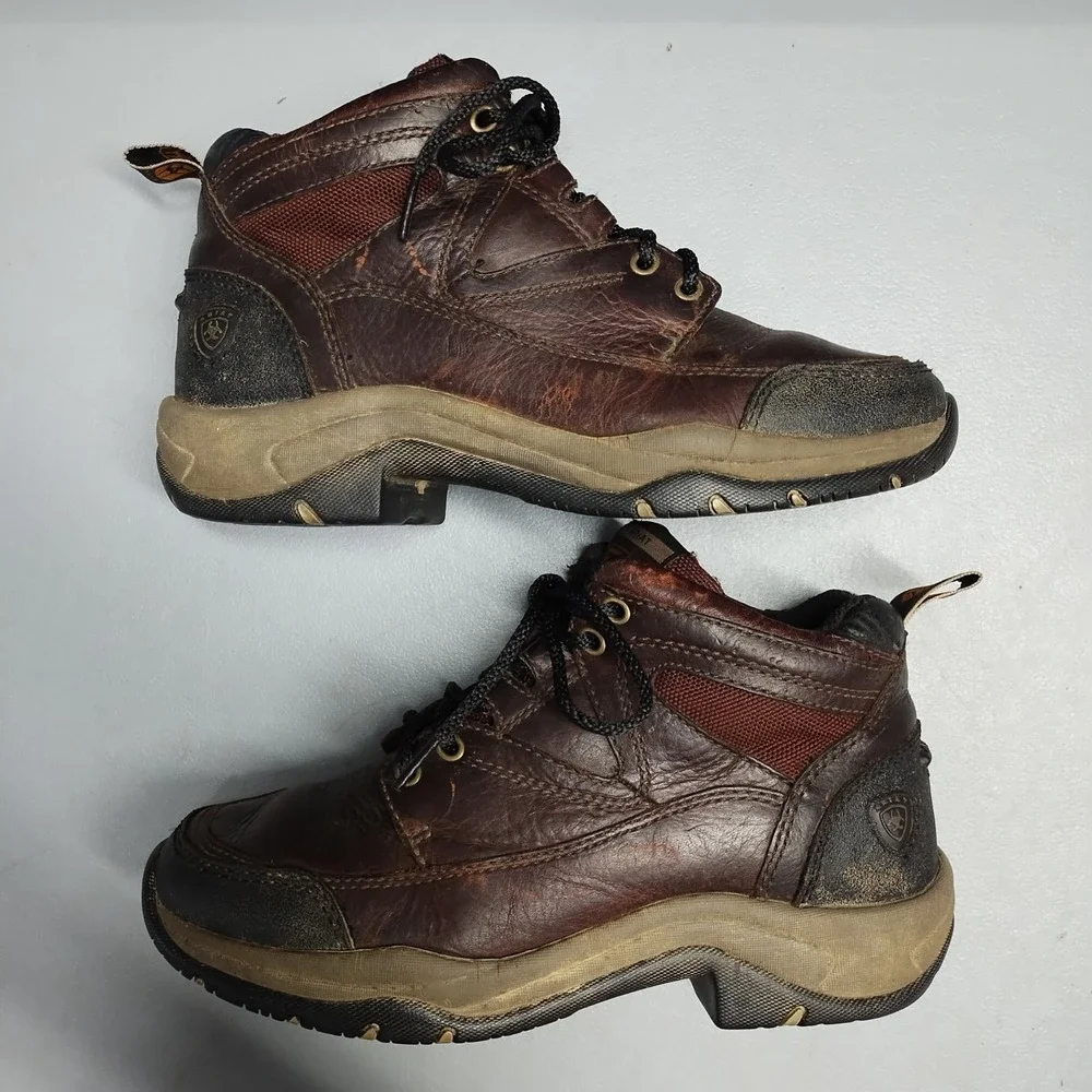 Ariat ATS Terrain Hiking Boots Mens US 6 Multi Leather Waterproof Slip Resistant